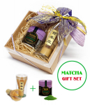 Kingituskomplekt, Jaapani tseremoniaalklass Matcha (KYOTO), 40g + Bambusest Vispel (chasen)