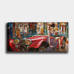 Reproduktsioon l&otilde;uendil Auto, 30x80 cm