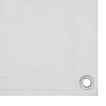 vidaXL r&otilde;dusirm, valge, 120 x 600 cm, HDPE