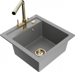 Graniidist k&ouml;&ouml;givalamu Mexen Vito koos segisti ja sifooniga, Grey+Gold