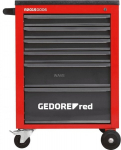 Gedore t&ouml;&ouml;riistak&auml;ru punane Workshop Trolley MECHANIC with 6 Drawers