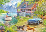 Ravensburger pusle Feel Well & Puzzle - Sommerhaus am See (200-osaline)