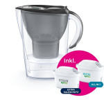 Brita veefilterkann Marella graphite + incl. 1x ALL-in-1, 1x extra laimiroheline