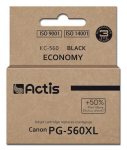 ACTIS tindikassett KC-560 Canon Printer Ink, PG-560XL, Supreme, 22ml, black. Prints 50% more than the OEM.