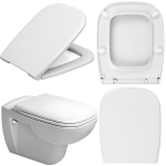 Duravit D-Code WC-istme antibakteriaalne vabalt seisev WC-iste