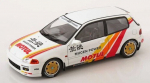 Diecast mudel SOLIDO S1810404 HONDA CIVIC (EG6) SOLIDO WORKS MUGEN RACING WHITE 1992 1/18