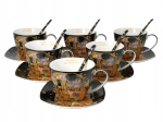 Elegantne portselanist kohviserviis 6 tassi kingituseks 6 x 250 ml