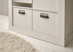 Riidekapp Imv Sherwood, 93 cm, valge/hall