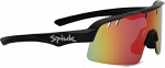 Sportlikud jalgrattaprillid Spiuk Skala mustad peegelpunaste l&auml;&auml;tsedega, kat. 3
