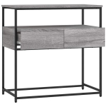 konsoollaud，kohvilaud, hall Sonoma tamm, 75x40x75 cm, tehispuit CFE35802