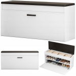 Valge jalatsikapp istmega, suur, skandinaavia stiilis, 100 cm