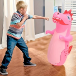 Laste dinosaurus t&auml;ispuhutav poksikott (PVC, 3&ndash;6 a., roheline)
