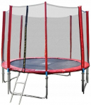 Goodjump 4upvc punane batuut 366 cm koos kaitsev&otilde;rguga + redel + kate