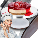 Professionaalne p&ouml;&ouml;rlev metallist tordialus, suur &Oslash; 25 cm