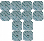 12 tk geel-elektroode Tens Premium Compex 5x5cm