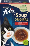 Felix Soup Original lambaliha, kanaliha ja veiselihaga, 6x48 g