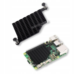 Alumiiniumradiaator Waveshare, m&otilde;eldud Raspberry Pi 5 jaoks, must