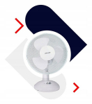 Lauaventilaator Volteno VO0020, 21 W, 23 cm, 3 kiirust, ostsillatsiooniga, valge