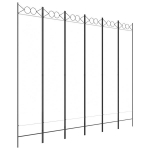 6 paneeliga sirm，ruumijagaja, valge, 240x200 cm, kangas CFE201400