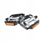 Nexelo alumiiniumist jalgrattapedaalid Mtb 100x80mm 9/16 keere h&otilde;be-mustad