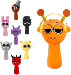 Ayizhiniu Sprunki kaisukaru, armas Sprunki pl&uuml;&uuml;skaru, multifilmitegelased, Sprunki m&auml;ngufiguur, huvitav Sprunki pl&uuml;&uuml;skaru, sobib pere s&otilde;pradele