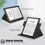 Kepuch custer &uuml;mbris pocketbook inkpad lite pb970 9.7 tollise nutika pu nahast kaitse&uuml;mbrise jaoks pocketbook inkpad lite pb970 9.7 tolli, must