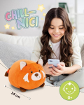 Nici 61697 kaisukaru chill red panda 30 x 34 cm - oranž - pehme pl&uuml;&uuml;skaru - armas pl&uuml;&uuml;skaru kallistamiseks ja m&auml;ngimiseks, lastele ja t&auml;iskasvanutele, suurep&auml;rane kingiidee