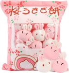 J&auml;nese pl&uuml;&uuml;skpadi, armsad pl&uuml;&uuml;sm&auml;nguasjad j&auml;nese nukkudega, eemaldatavad pl&uuml;&uuml;sm&auml;nguasjad, loominguline kingitus lastele, t&uuml;drukutele, poistele (8 Sakura Rabbits)