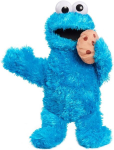 Just Play Sesame Street Nom Nom Cookie Monster pehme m&auml;nguasi 34 cm suuruses heliefektide ja liigutustega, sinine, interaktiivne kaisukaru, laste m&auml;nguasi alates 18 kuust
