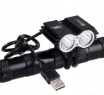 Led jalgrattalamp Solarstorm x2 Cree Usb