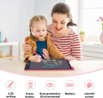 2 tk. v&auml;rviline Lcd-kirjutahvel lastele, 12 tolli