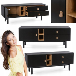 TV kapp sahtlitega Mebel Elite ARTI 140 must