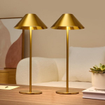 Lalavon Led laualamp, juhtmevaba, h&auml;mardatav puutetundlik laualamp 3 v&auml;rvitemperatuuriga, 3000 K - 6000 K, 4000 Mah akuga laualamp Usb-c laadimisega v&auml;ljas s&ouml;&ouml;gilauale, k&auml;mpingubaarile