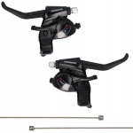 Shimano St-ef41 3x7 Tourney k&auml;igu- ja pidurikangide komplekt P+t vasak ja parem