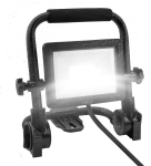 Ansmann led ehitusprožektor kaabli ja maanduskontaktiga pistikuga, vastupidav ja v&auml;ga ere kuni 2200 luumenit, t&ouml;&ouml;prožektor v&auml;rvustruu taasesitusega