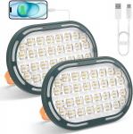 Dancingboar 30w p&auml;ikese Led akutoitel kohtvalgusti, 2000lm kompaktne ja veekindel Led ehituskohtvalgusti magneti ja 4 valgusrežiimiga, Usb laadimine, telkimiseks, t&ouml;&ouml;kotta, kalastamiseks, &otilde;ue