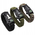 Paracord k&auml;ev&otilde;ru 5in1 p&auml;&auml;ste kompass tulepulk survival