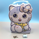 Hello Kitty Sanrio lukustatav rahakassa - armas rauast m&uuml;ndikoguja., Mėlyna 1vnt