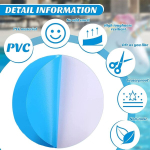 Ycvsky 20 tk isekleepuvaid veealuseid basseini remondikomplekte, veealused Pvc basseini paigad, basseini remondikomplekt, isekleepuv, veevooditele, t&auml;ispuhutavatele diivanitele/basseinidele