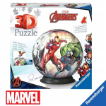 Ravensburger Puzzle 3d 72 elementi kera Marvel Avengers pusle m&auml;nguasi
