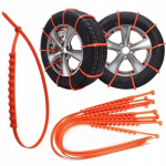 Lumeketid, libisemisvastased rattarihmad, komplekt 10 tk