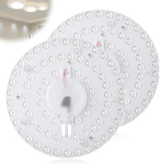 2 paki Led mooduli konversioonikomplekt: 24 W moodul laevalgustitele, konversioonipaneel koos hoidemagnetitega, moderniseeritud Led-plaat laevalgustile, r&otilde;ngas mooduli r&otilde;ngaslamp l&auml;bim&otilde;&otilde;t 19,2 cm, valge 6000 K