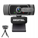 Aigolink 1080p kaamera mikrofoniga, katte, statiivi, s&uuml;learvuti, Pc, voogedastuse jaoks