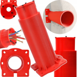 P4u Pealispinnale paigaldatav elektrikarp 200 mm, soojustamiseks pol&uuml;st&uuml;reenvahuga, reguleeritav