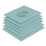 Creatorally mdf paneelid 3 mm, v&auml;rvilised plaadid 30 x 30 cm, &otilde;hukesed puitpaneelid, 6 tk, t&ouml;&ouml;tlemata puit lasergraveerimiseks, cnc l&otilde;ikamise diy mudeliehituseks (sinine)