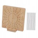 Heegeldamise blokeerimislaud Pegboard heegeldamiseks, kudumise blokeerimiseks 15cmx15cm