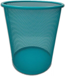 Euroxanty&reg; paberikorv | kontori pr&uuml;gikast | &uuml;mmargune pr&uuml;gikast | j&auml;&auml;tmekast | kontori paberikorv | must | metallv&otilde;rk