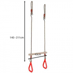 K&otilde;rguses reguleeritav trapets-kiik laste aktiivseks vaba aja veetmiseks