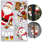 Kleebised akendele J&otilde;ulud suur leht j&otilde;ulukaunistused