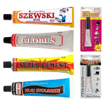 Globus Super Cement kingsepa liim jalatsitele, puusepa geel, kiiresti kuivav, 6 tk